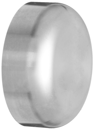 Dixon Valve & Coupling B16W-G150 Stainless Steel 304 Sanitary Fitting, Unpolished Weld End Cap, 1-1/2" Tube OD - Thumbnail 2