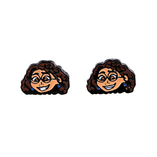 Princess Elsa Snow Whit Birds Encanto Earrings Stud,Sleeping Beauty Maleficent Evil Queen Ear Stud For Girls Women And Men #TOP29