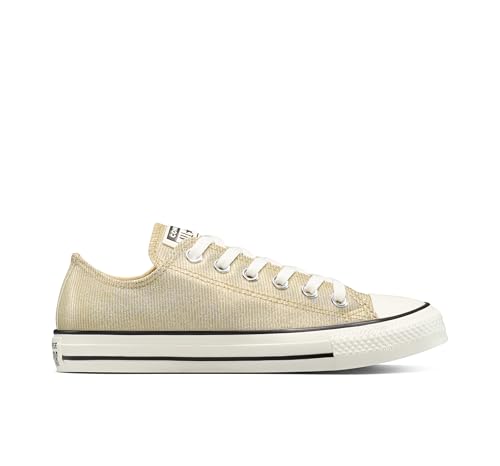 Converse Unisex Adult Chuck Taylor All Star Low Top, Last Straw/Egret/Black, 12 Womens/10 Mens