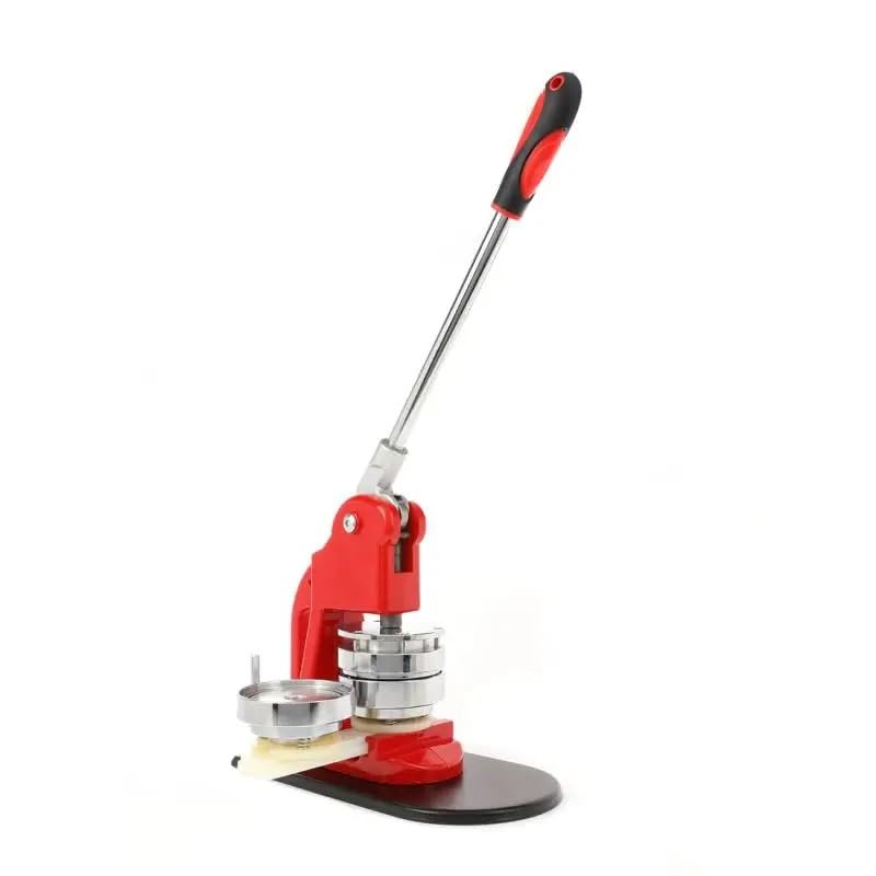 Wykrawarka do odznak maszyna do wycinania kółek dziurkacz naciśnij przycisk Maker DIY zestaw do robienia plakietek 58mm