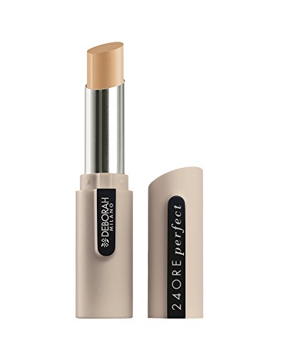 Deborah Milano 24 Ore Perfect Concealer, Lightweight Pen, Matte Finish Cover Stick 1.6g 4 by Deborah Milano