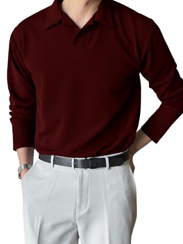 Leriya Fashion T-Shirt for Men || Black Men T-Shirt || || Men Polo T-Shirt || Men Pain T-Shirt (Medium, Maroon) (B0D3F5QHVB) Amazon Price History, Amazon Price Tracker
