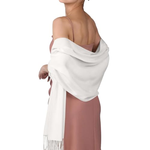 Pashmina Shawls and Wrap Large Scarfs for Women Wedding Parties Bridal Long Fashion Solid Shawl Wrap Fringes2
