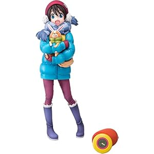 ゆるキャン△ 斉藤恵那&amp;ちくわ 1/7スケール プラスチック製 塗装済み完成品フィギュア" 