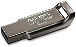 ADATA UV131 16GB USB 3.0 Metallic Texture & Easy-to-go Flash Drive, Grey (AUV131-16G-RGY)