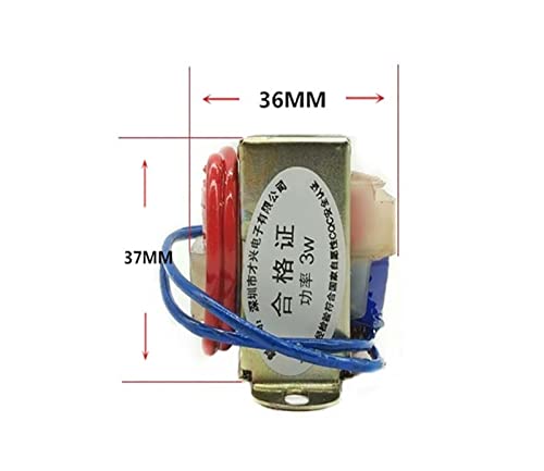 Transformateur de puissance AC 220V double 12V à noyau de cuivre 3W - 5