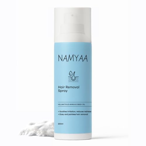 Namyaa Hair Removal Cream Spray | Painless Body Hair Removal for Legs, Underarm & Bikini line Spray (1)