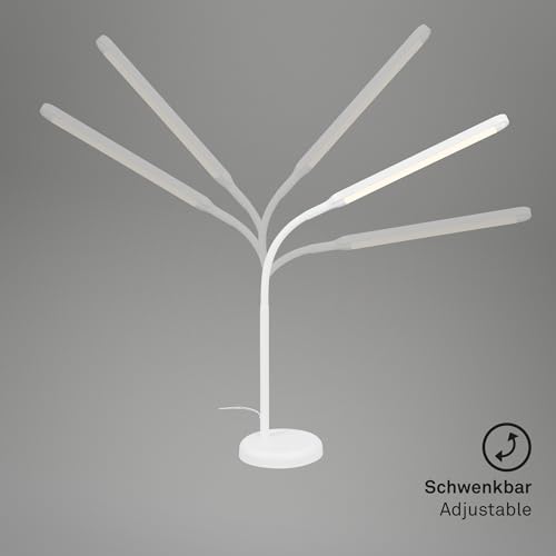 Briloner Lampada Da Tavolo Led Pivaz, Touch Dimmer, Bianco - 6