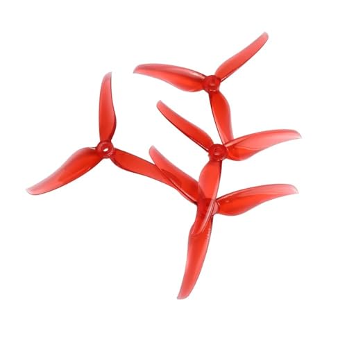 Hélice améliorée 3 pales T5146 rouge pour moteur en T