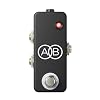 JHS Pedals Mini A/B Box - Guitar Signal Path Effect, Black/Silver, Model Number: Mini A/B Box