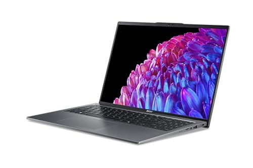 ACER Swift Go 16 SFG16 72 Ordinateur Ultra Portable Copilot 16'' WQXGA IPS 60Hz Intel Core Ultra 5 RAM SSD Intel Graphics Windows 11 Laptop Finition Métal - vue 3