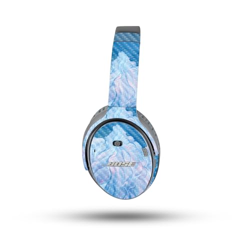 Image of MightySkins Carbon Fiber Skin Compatible with Bose QuietComfort 35 II Headphones - Daydream | Protective, Durable Textured Carbon Fiber Finish | Easy to Apply, Remove, and Change Styles