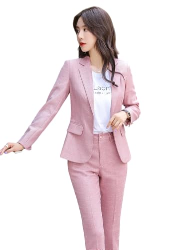 Image of Women's Cotton Blend Casual Printed Full Sleeve Collared Top and Pant Set with Blazer | Western Set for Women