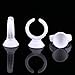 Pack of 100 Ink Rings, InkCups, Disposable Adhesive Rings, Ink Cups, Small Cups for Ink Accessories (Without Partition #02)