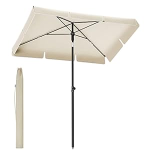 Parasol réglable 180 x 125 cm SONGMICS