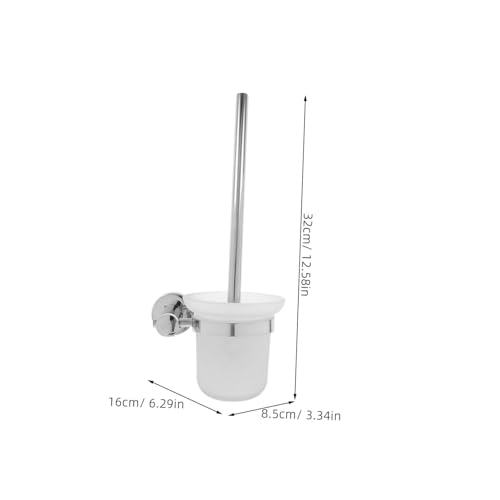 Brosse de toilette murale UKCOCO design durable manche long - 3