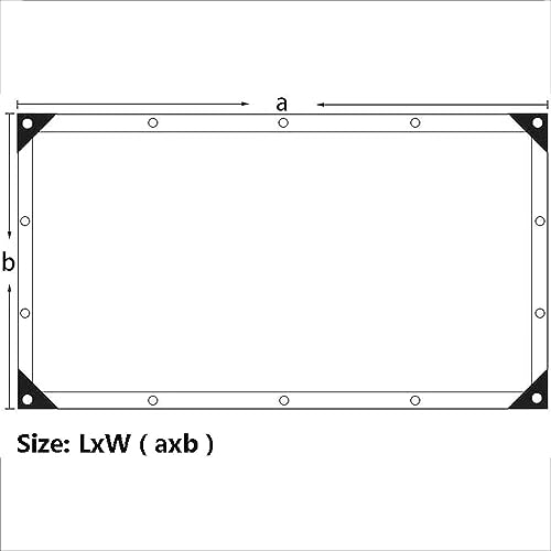 Cortina de vinilo impermeable con panel de lona transparente 7