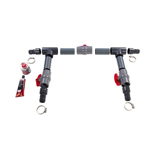 Wärmepumpe Bypass Set Basic, Adapter für Pool-Heizung / Wärmepumpe / Pool Solar Heizung