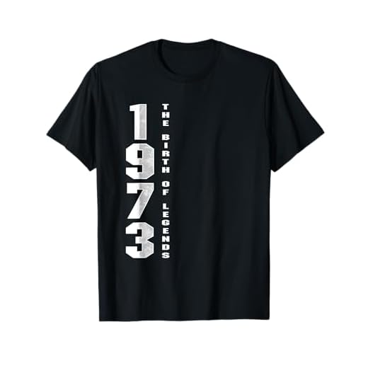Regalo de cumpleaños vintage de The Birth Of Legends de 1973 Camiseta