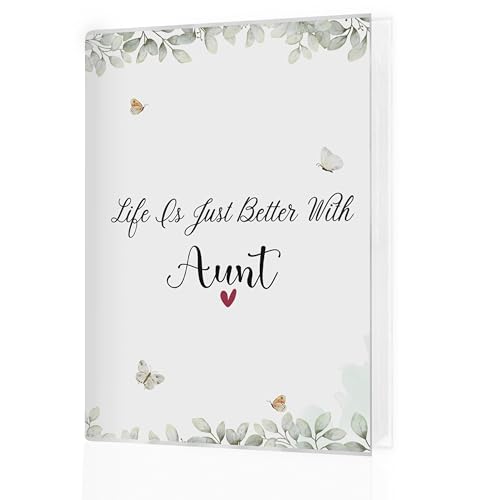 Álbum de fotos para tía, 4x6 pulgadas, regalo personalizado para cumpleaños de sobrino o sobrina, álbum pequeño de recuerdos con 18 bolsillos para 36 fotos miniatura 1