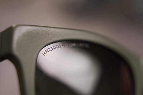 HAZARD 4 Men's Modern,Classic Flechette-Italian Made Sunglasses-R-Black3