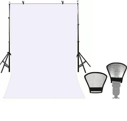 Stookin 8x20 FT White Photography Studio Backdrop for Event Shoot & Vedio Recording.(Free Bounce Card)