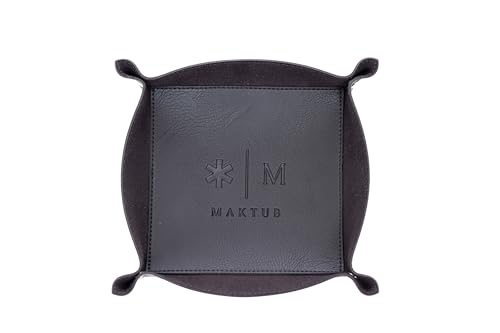 Organizador Aparador De Mesa Maktub ideal para escritorio Porta Treco Chave Oculos Cor Preto