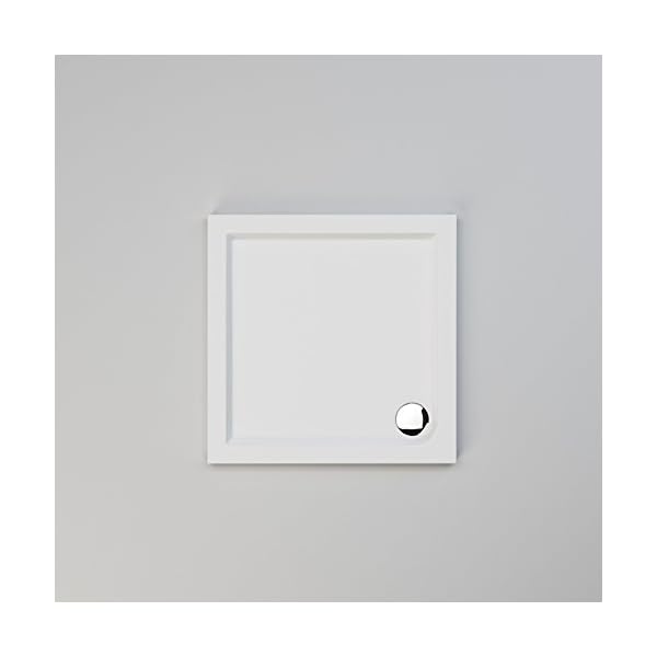 Rectangular Stone Tray for Shower Enclosure Cubicle + Waste Trap - Image 4