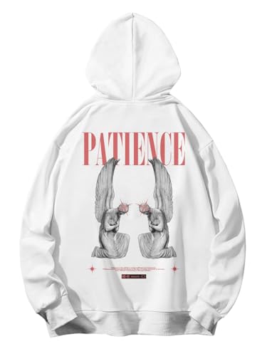 Image of SXV 'Patience' Printed Cool Aesthetic Sweatshirt Hoodie