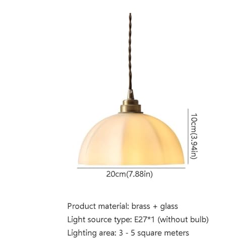 Lampe suspendue en céramique blanche géométrique pour chambre