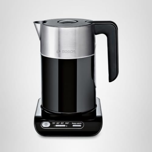 Bosch Styline TWK8633GB Cordless Kettle with Variable Temperature Settings, 1.5 Litres, 3000W - Black - Image 12