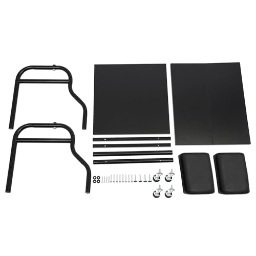 Carrito plegable para spa de pies 2 niveles negro miniatura 7