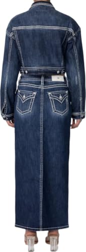 Miss Me - Womens Boyfriend Crop Jeans Jacket2