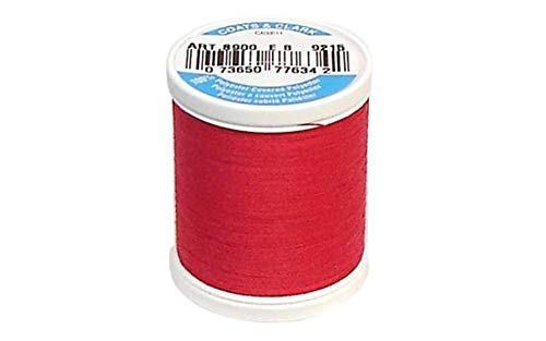 Hilo de poliéster Coats, 125 yardas, fucsia brillante miniatura 1