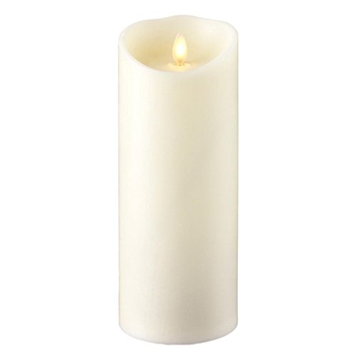 Accent d'éclairage sans flamme décoratif et bougie à piles avec minuterie