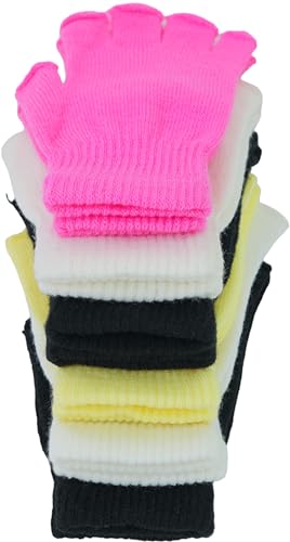 Image of ToBeInStyle Kids Pack of 6 Warm Winter Gloves