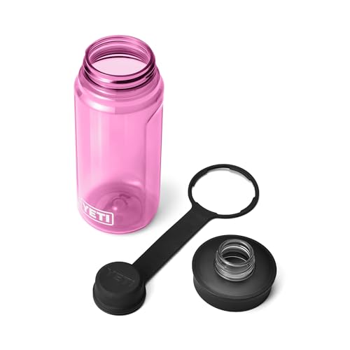 Image of YETI Yonder Water Bottle with Yonder Tether Cap, Lightweight, Leakproof and BPA-Free