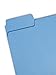 Smead SuperTab File Folder, Oversized 1/3-Cut Tab, Letter Size, Blue, 100 per Box (11986), Pack of 1