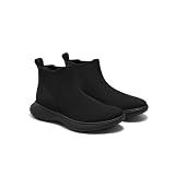 VIVAIA Urban Boots Women's Ankle Boots, Hands Free Slip On Sneaker Booties, Lightweight Comfort Stretchy Fit Arch Support Water Repellent for Everyday Wear, Black Size 10.5