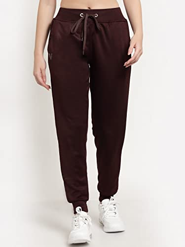 Image of UZARUS Women's Slim Fit Polyester Track Pants