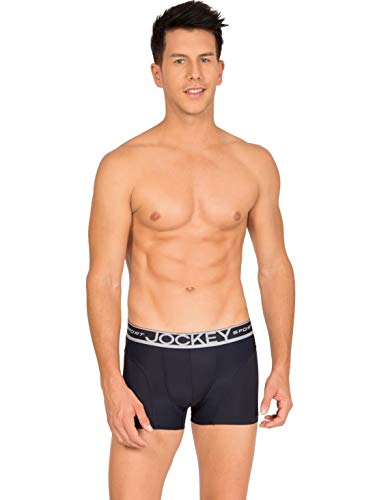 Image of Jockey SP56 Men's Micro Touch Nylon Elastane Stretch Trunks with Stay Fresh & Stay Dry Technology