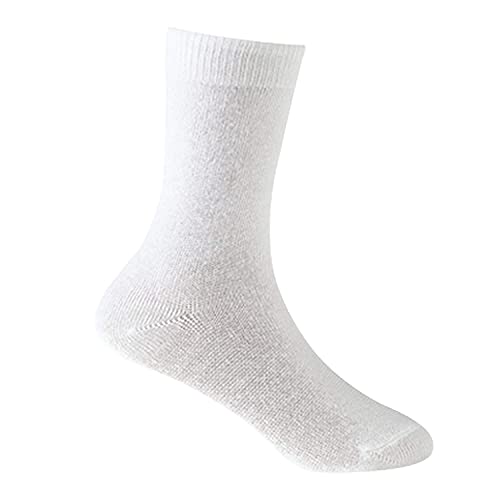 Image of Calf Length Full High Pure Cotton Plain Solid Color Formal Socks For Men and Boys - Pack of Pairs Free Size