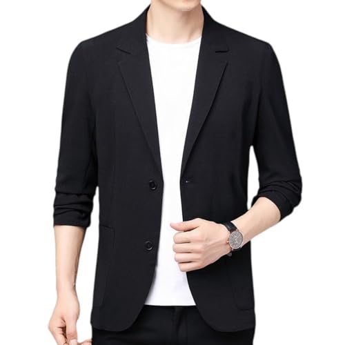 Blazer en lin homme minimaliste veste cintrée aux finitions premium
