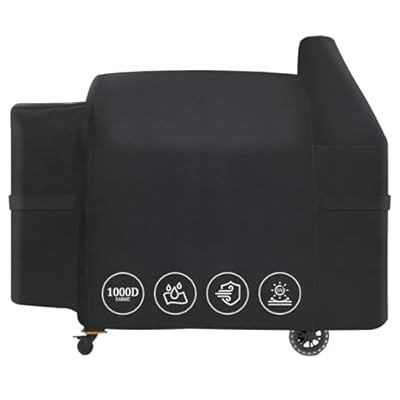 Covers & all Pit Boss 820-850 Grill Cover, Heavy Duty Pit Boss Pro Series Grill Cover, Waterproof & UV Resistant BBQ Cover for Pellet Grills & Z Grill 700 Series with Secure Fit (56"W x 27"D x 46"H)