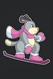  Snowboard Notebook, 120 pages: Dog as Snowboarder with Snowboard Notebook - Journal for Women, Men and Kids - Gifts - Dot grid