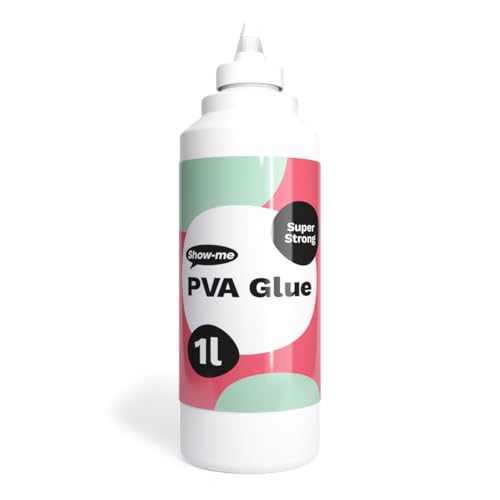 Show-me PVA Glue - 1 Litre - Premium Strong Adhesive