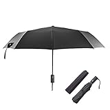♠ 【robustem 210T Stoff UND EXTREM WASSERABWEISEND】- Der Reiseregenschirm der Marke besitzt einen Schirm aus einem noch robusteren 210T wasserabweisenden Superstoff mit zertifizierter Teflon Beschichtung als der sonst üblich verbreitete 190T Stoff. Durch den wasserabweisenden und robusten Stoff wird Schimmel und anderen Schäden entgegen gewirkt. Wichtig ist aber dennoch das der Schirm nach der Verwendung geöffnet aufgestellt wird und vollständig trocknen kann