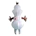 Geerypsy Aufblasbare Schneemann Kostüme für Erwachsene Olaf Kostüm Weihnachten Overall für Winter Maskerade Party Cosplay Silvester Halloween