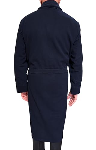 Men's Dressing Gown in Wool and Cashmere model Classic Shawl art. Londra3