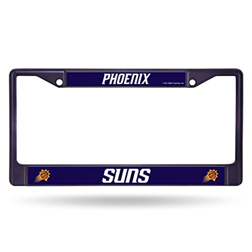 Rico Industries NBA Phoenix Suns Team Colored Chrome License Plate Frame